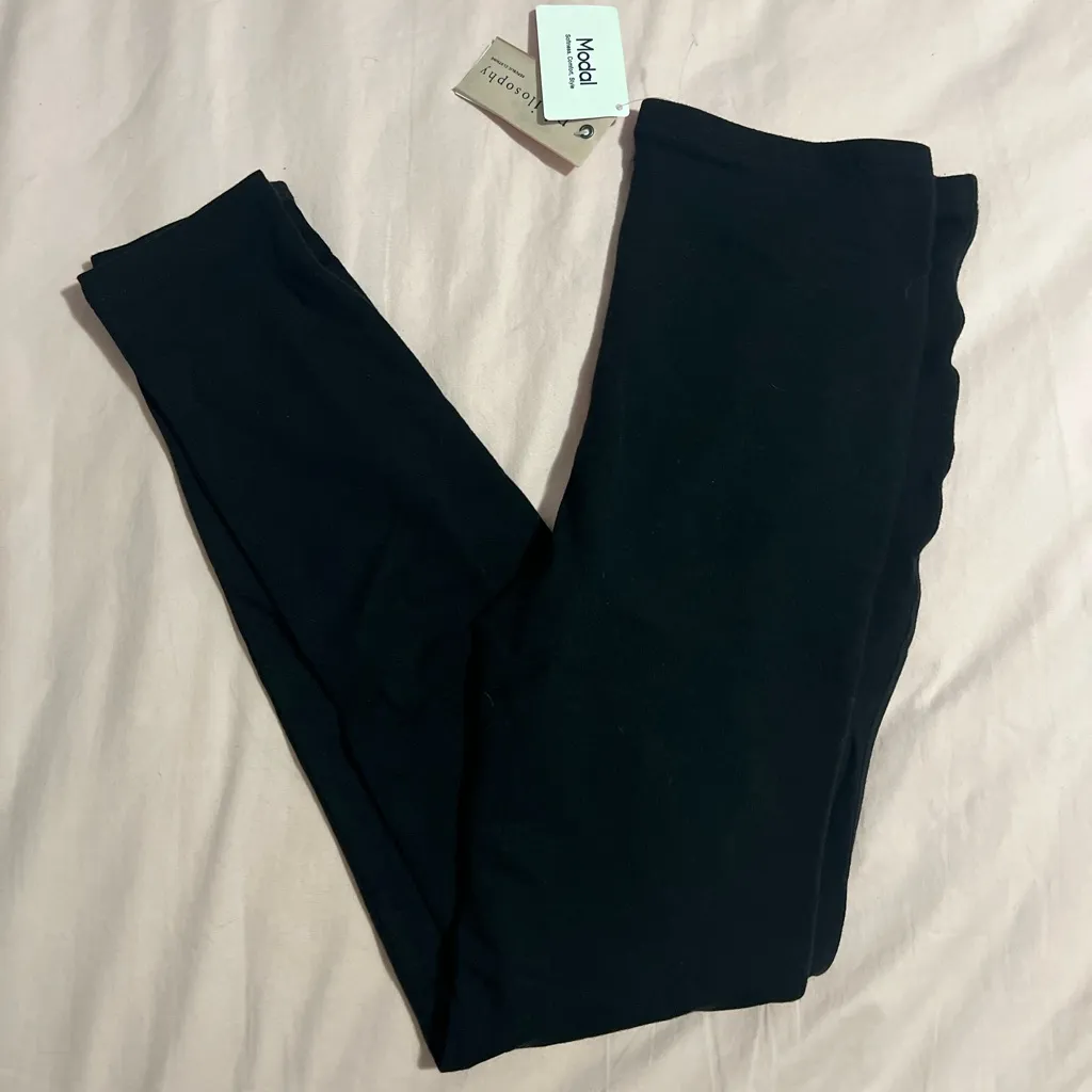 Philosophy Black Leggings - Image 3