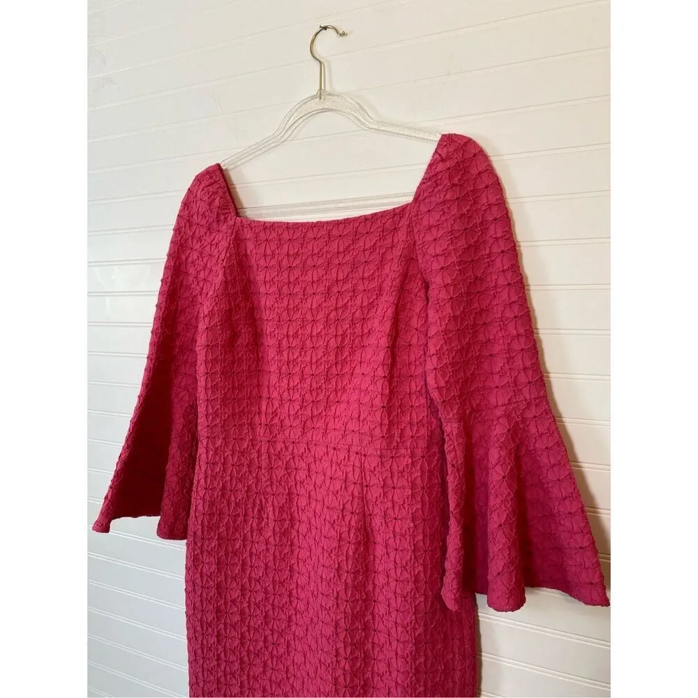 Trina Turk Favor Bell Flare Sleeve Dress - Image 4