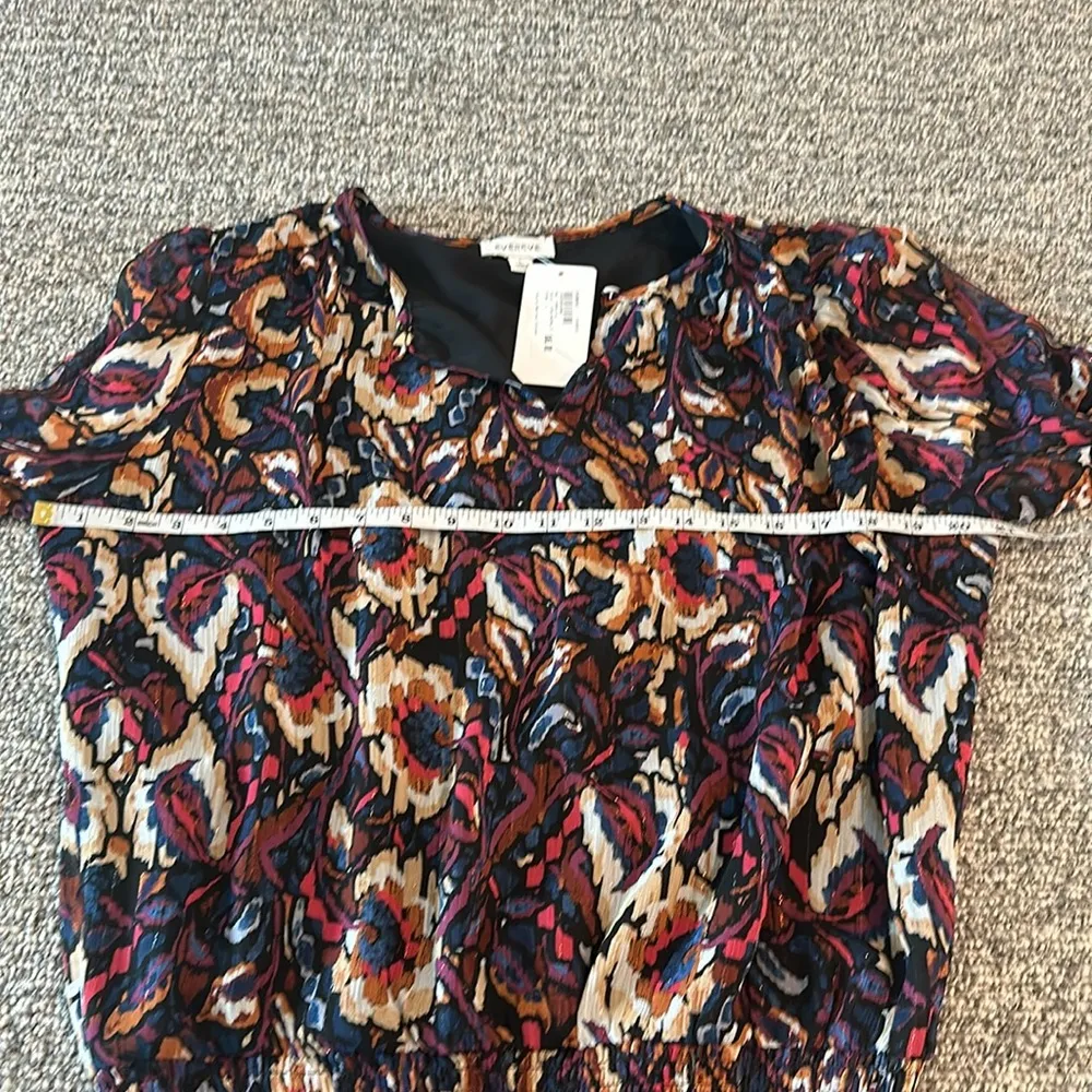 NWT Evereve Stella Abstract Blouse Sz L - Image 13