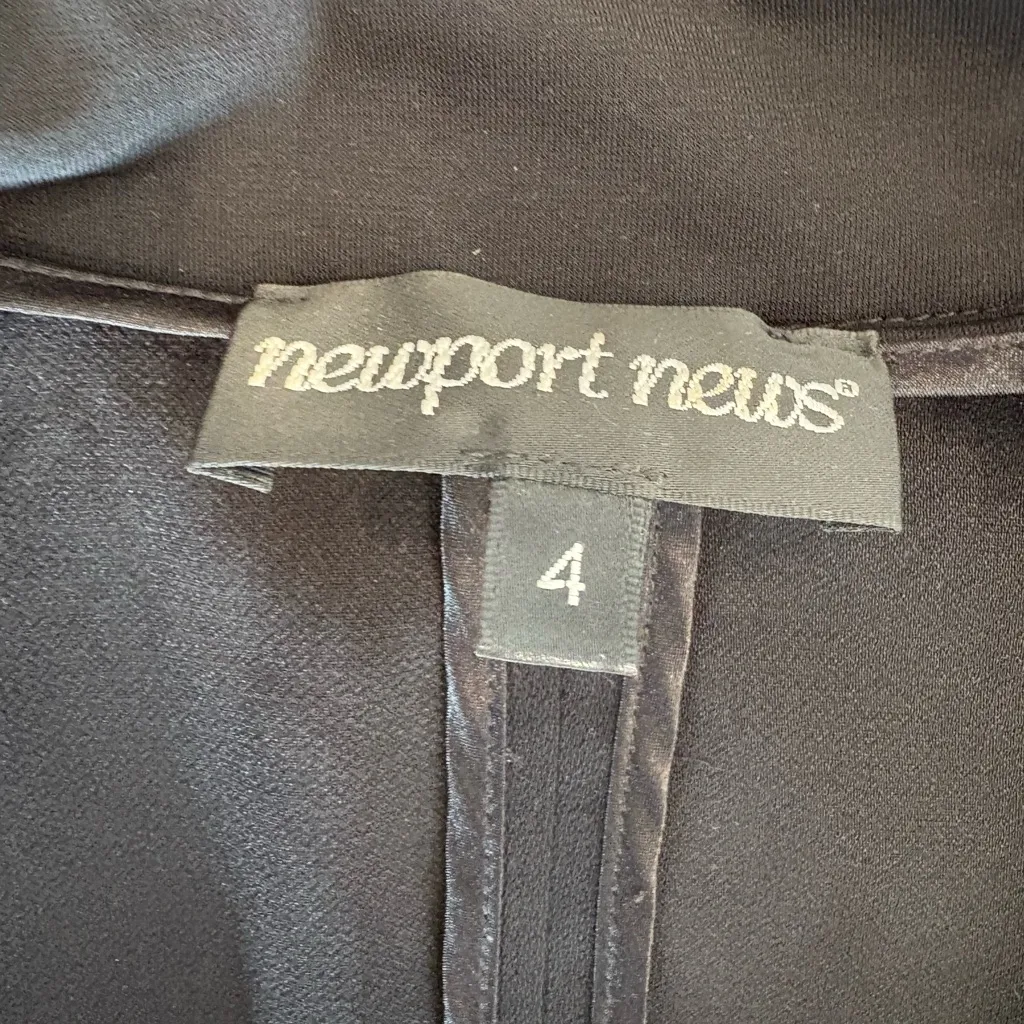 🔥 Newport News Black Moto Jacket | Y2K Biker Core Alt Grunge Streetwear - Image 2