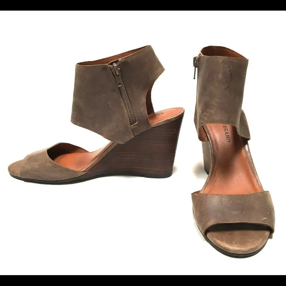 Lucky Brand Raisza stacked heel sandals 9.5 - Image 2