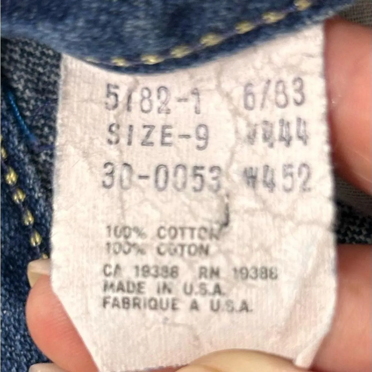 Vintage 80’s Brittania Pentimento High-Waist Jeans size 9 - Image 4