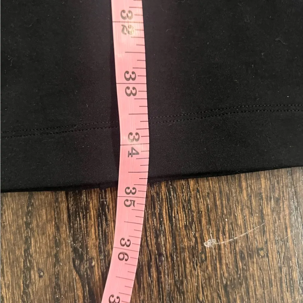 Theory Black Sheath Mini Dress Mock Neck - Image 7