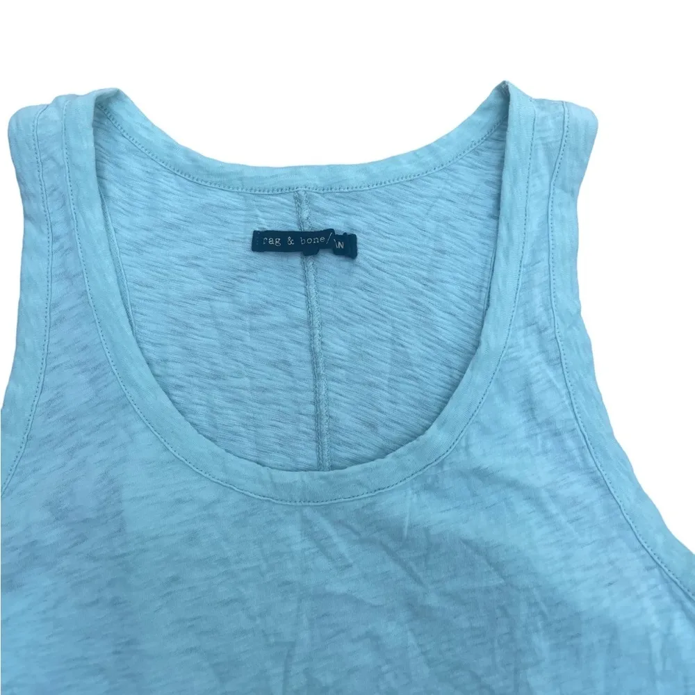 Rag & Bone Blue Tank Top Basic Size Large L - Image 3