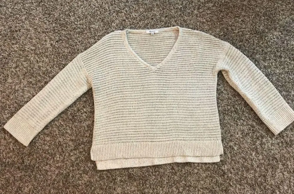 knit cotton sweater - Image 4
