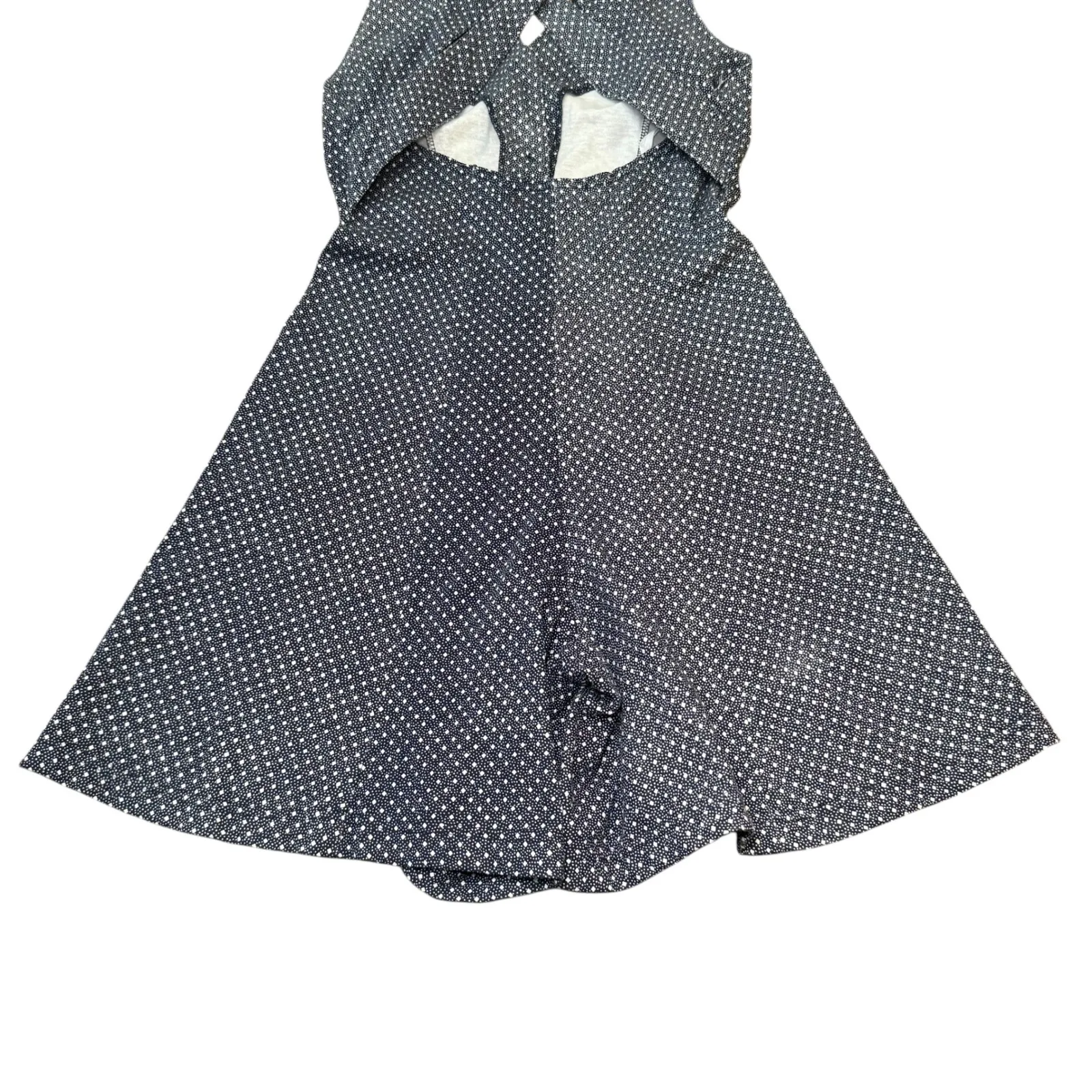 Energie Halter Dress Womens‎ Small Button Front Polka Dot Sleeveless Mini - Image 7