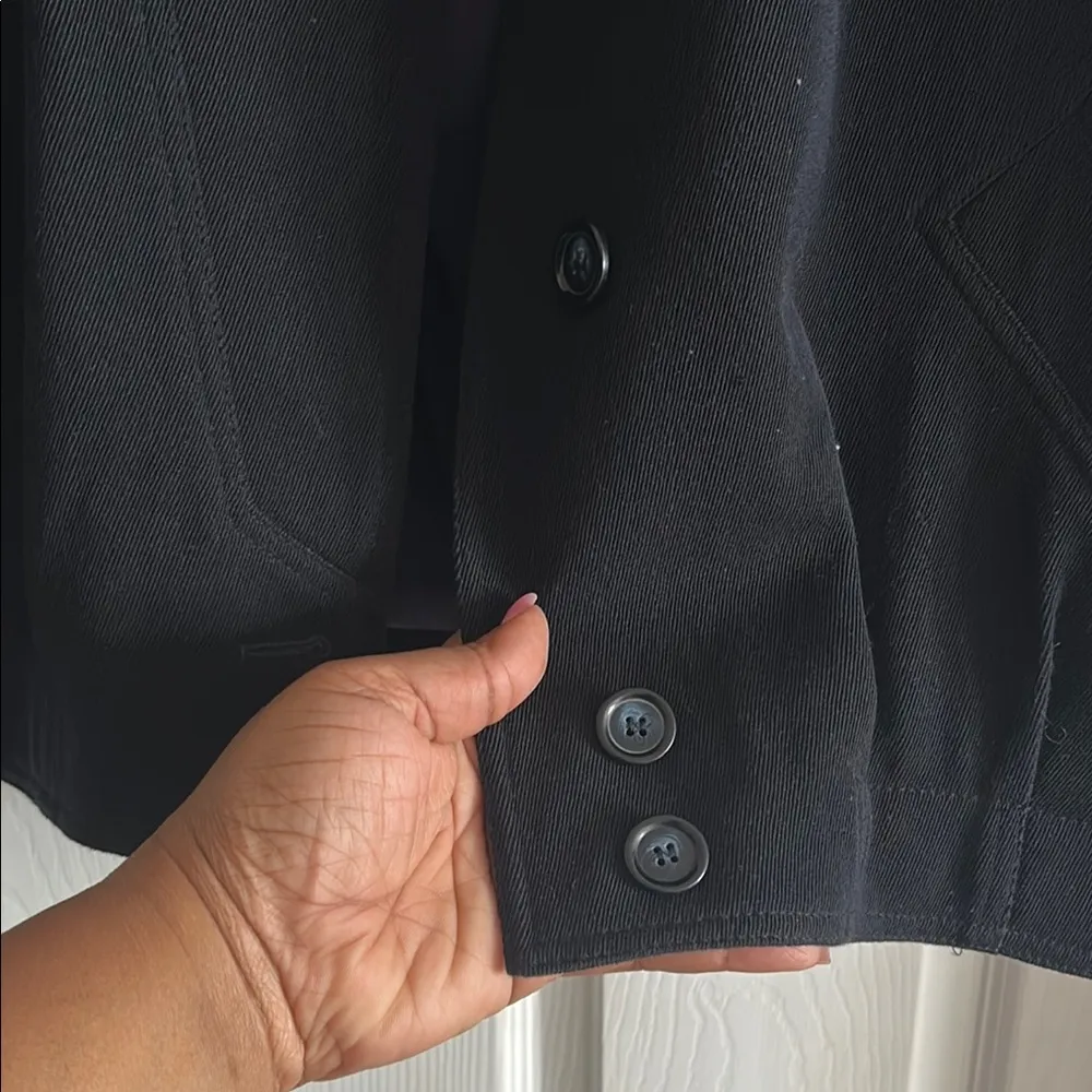 Brian Tucker Dublin Navy Blue Jacket with Checkered Collar - Image 6