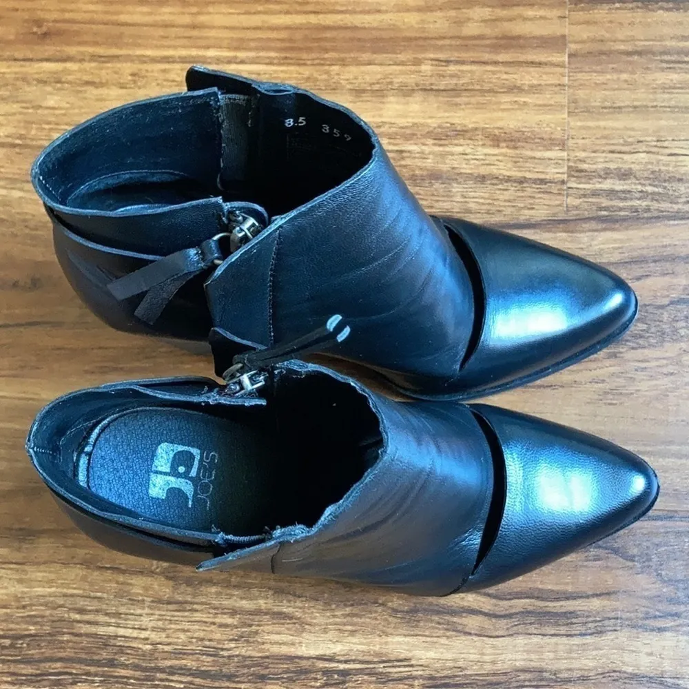 Joe’s Jeans black leather Avryl cut out‎ boots size 8.5 - Image 10