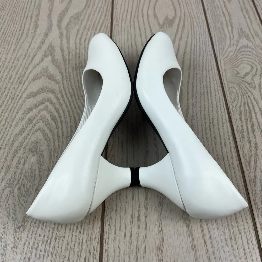Easy Street Fabulous Women's Classic Dress Heels 7.5WW White $60 - Image 5