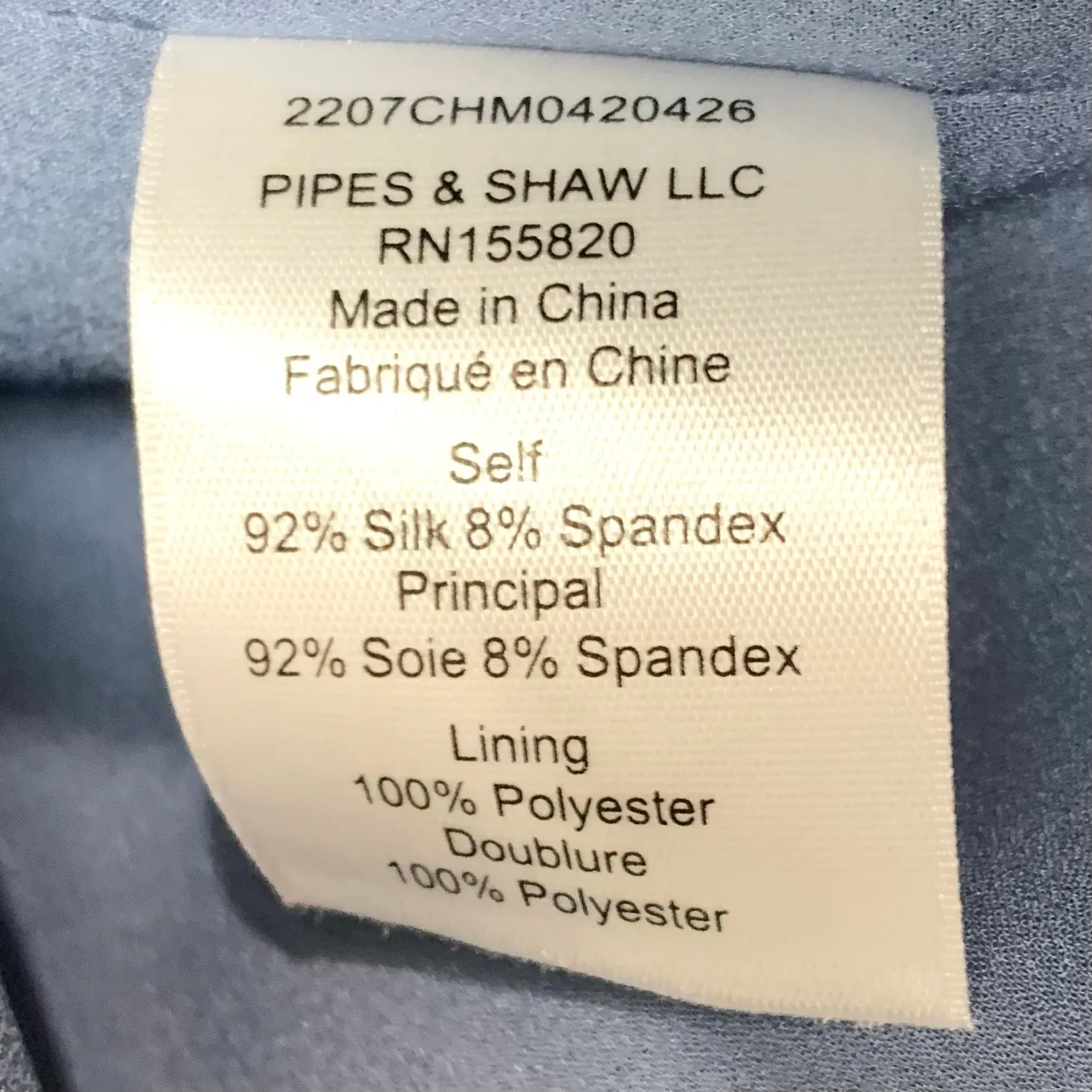 Veronica Beard Womens Agatha Ruched Long Sleeve Stretch Silk Dress Blue Size 14 - Image 7