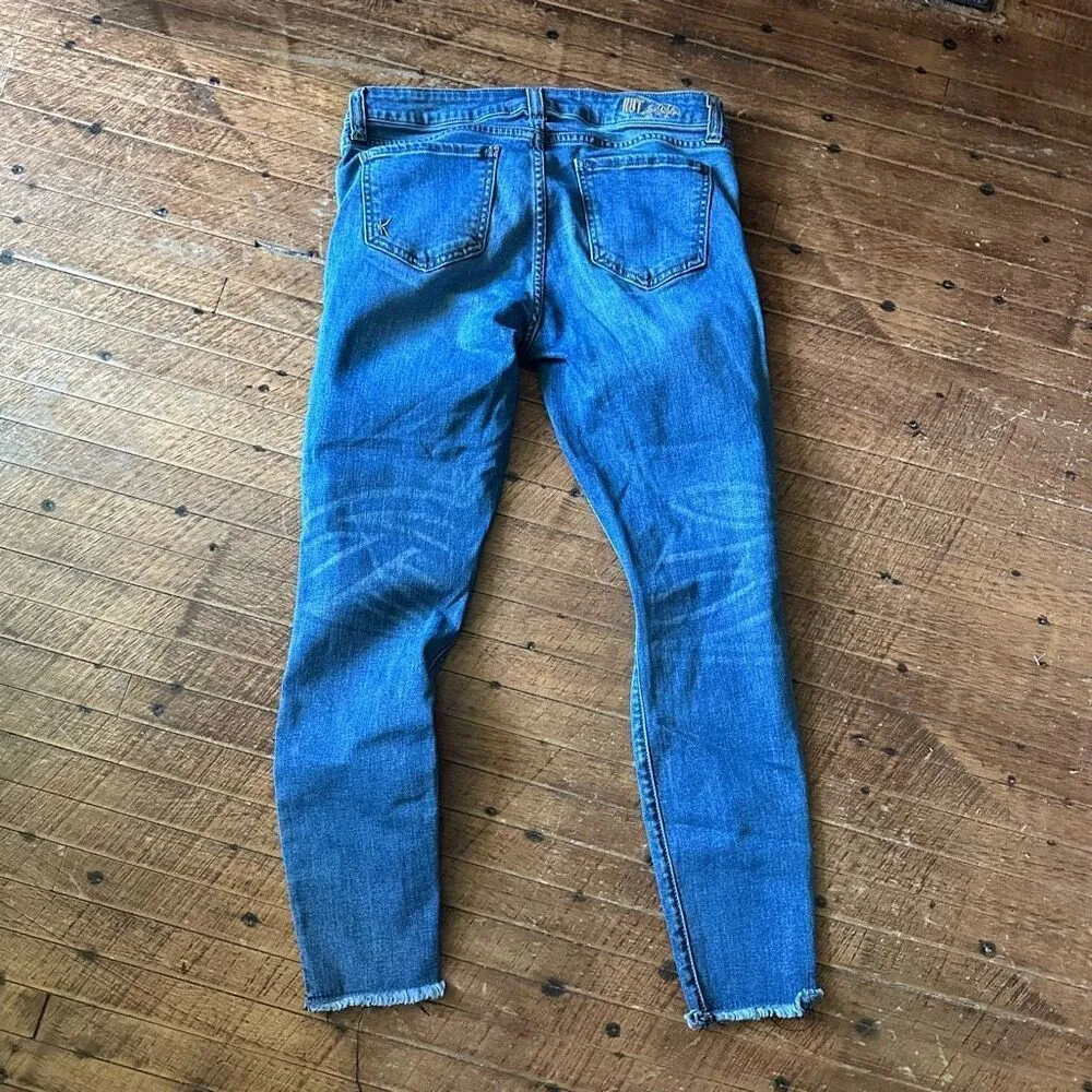 Kut from the Kloth distressed straight leg cropped 8 jeans - Image 5