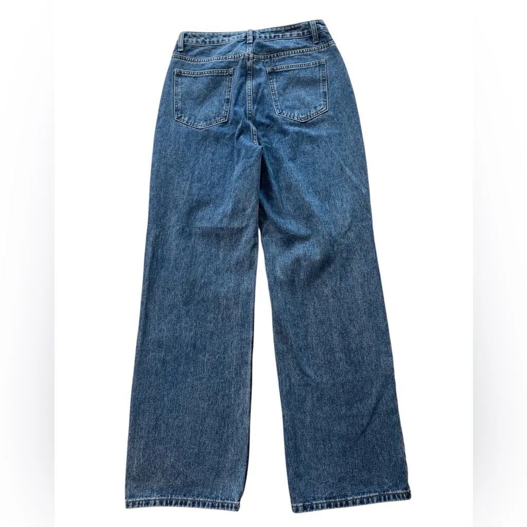 Cider  Distressed Wide Leg Jeans - Image 2