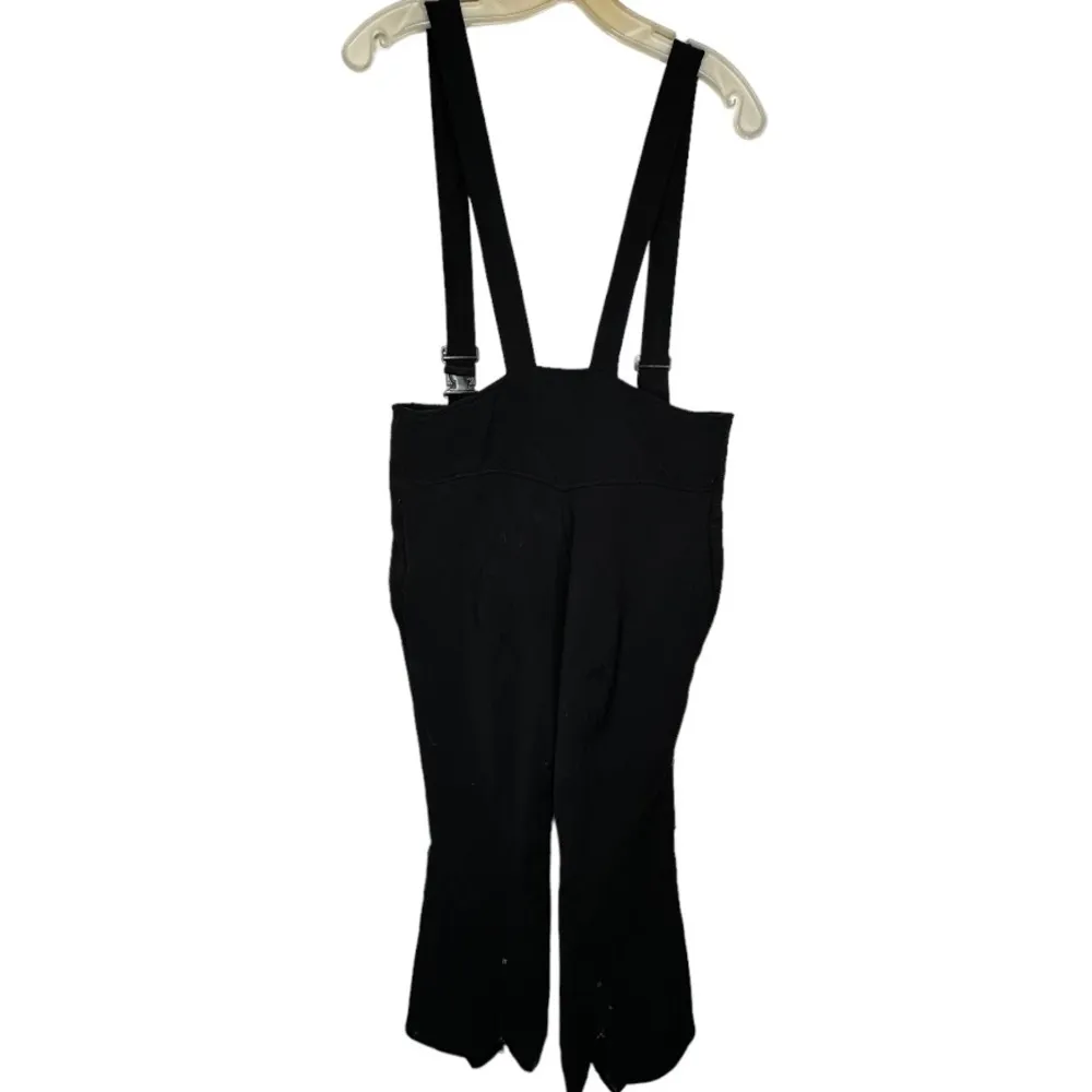Vintage Slalom Black Ski Bib‎ Size 14 - Image 4