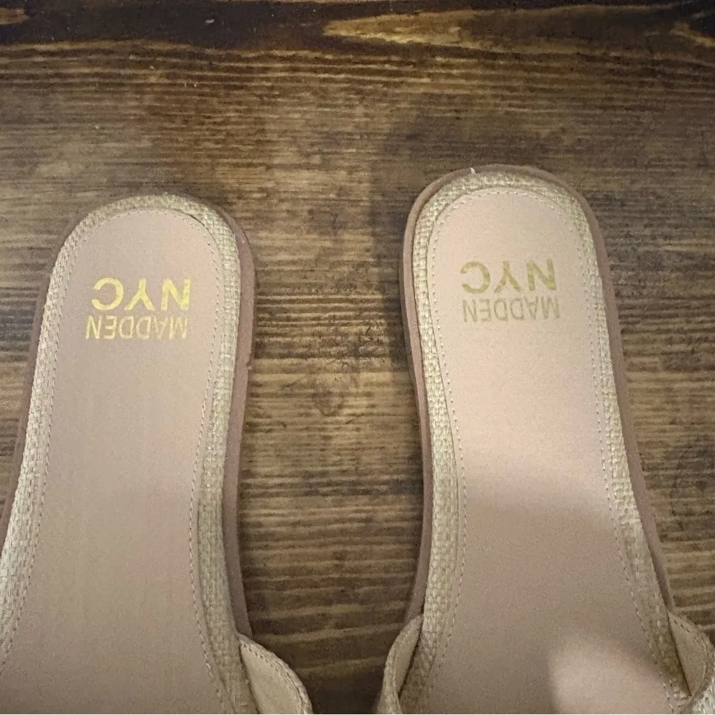 Madden NYC Tan Slides‎ Size 11 - Image 5