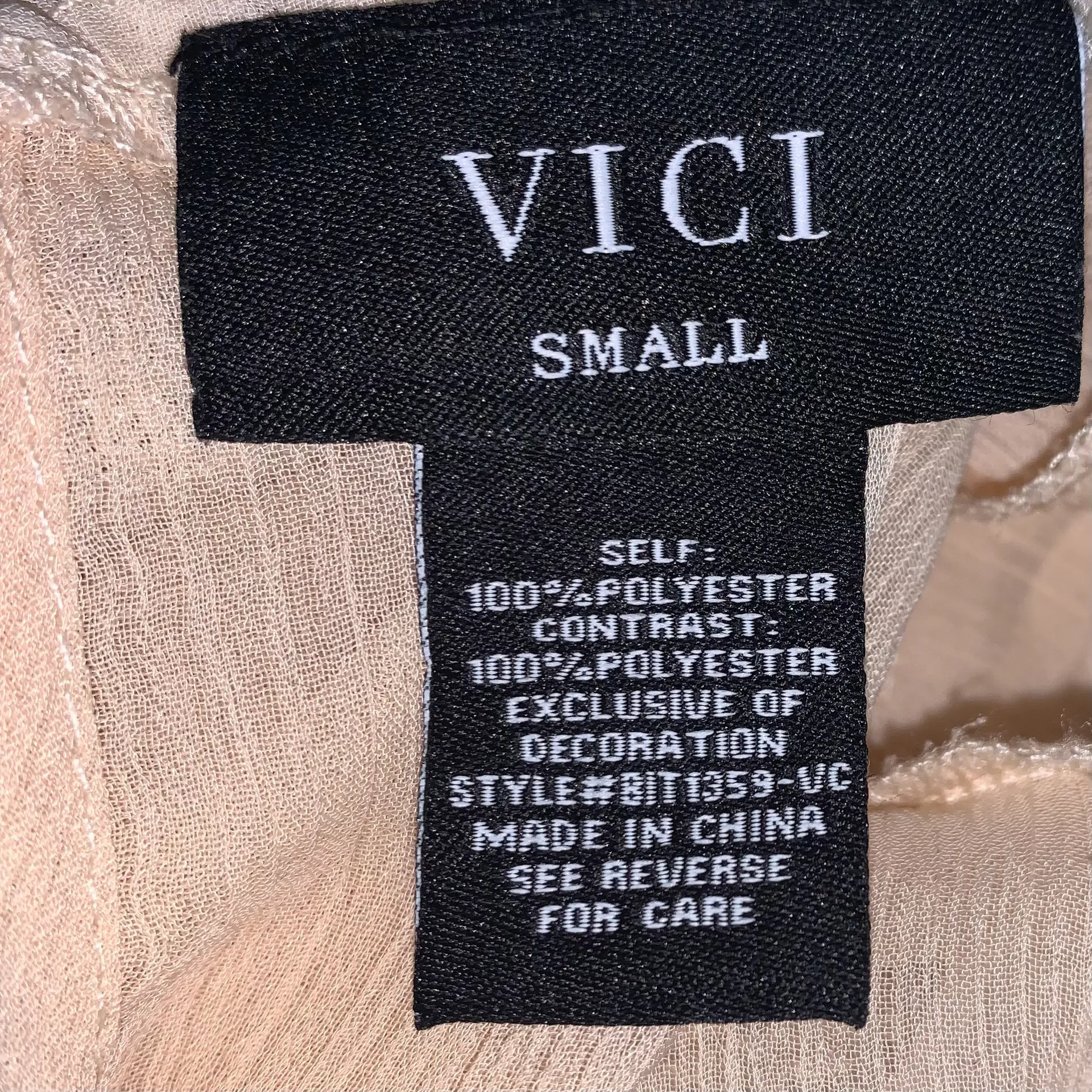 Cascade embroidered Ruffle Blouse W/ Ballon Sleeves Size S Color Ivory - Image 8