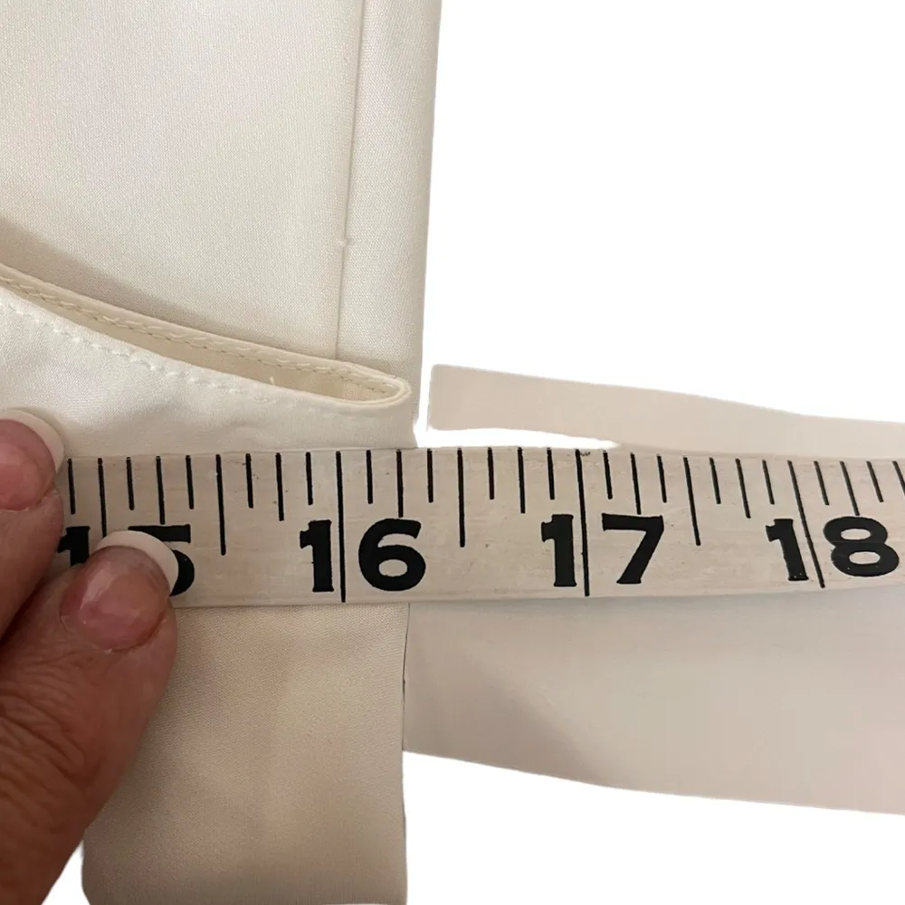 THEORY Silk Camisole Ivory Size Small - Image 5