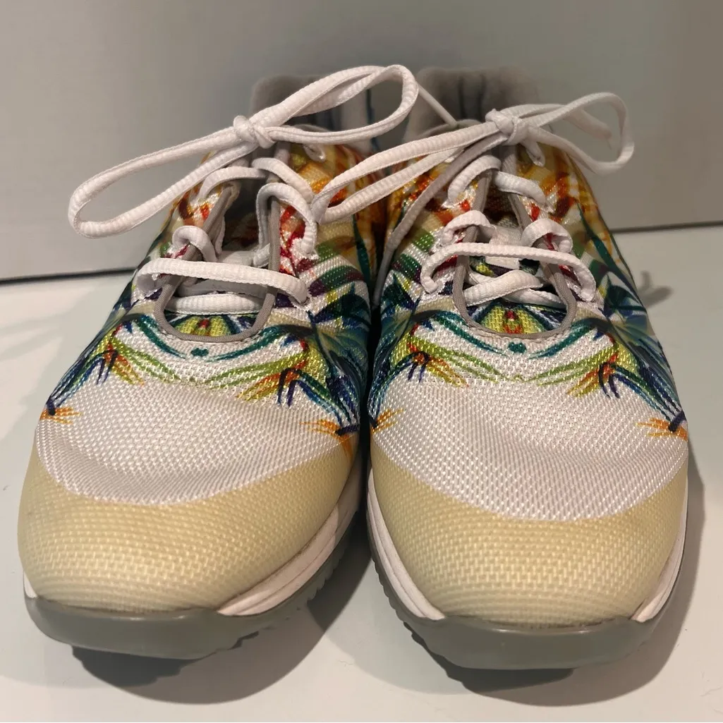 Footjoy Leisure Spikeless Floral Tropical Design Lace‎ Up Women’s Golf Shoes 7.5 - Image 6