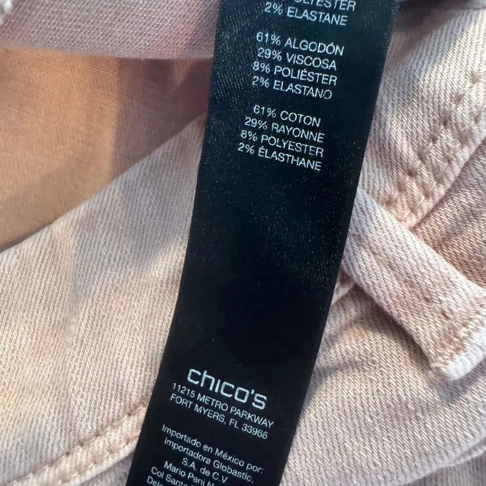 Chico's GUC  So Slimming Jeans in Blush Pink! - Image 4