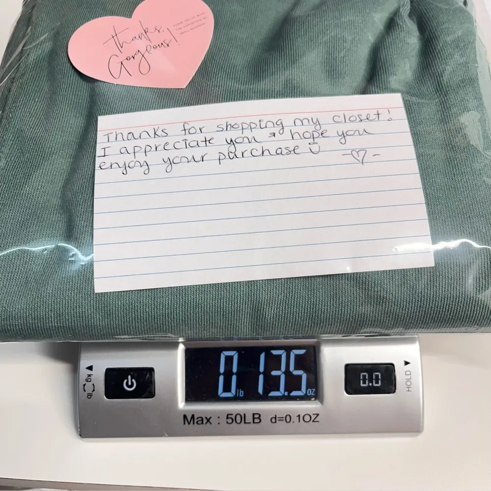 Imperfect Post Surf graphic sweatshirt sz medium cotton blend leaf print ribbed Green - Image 13