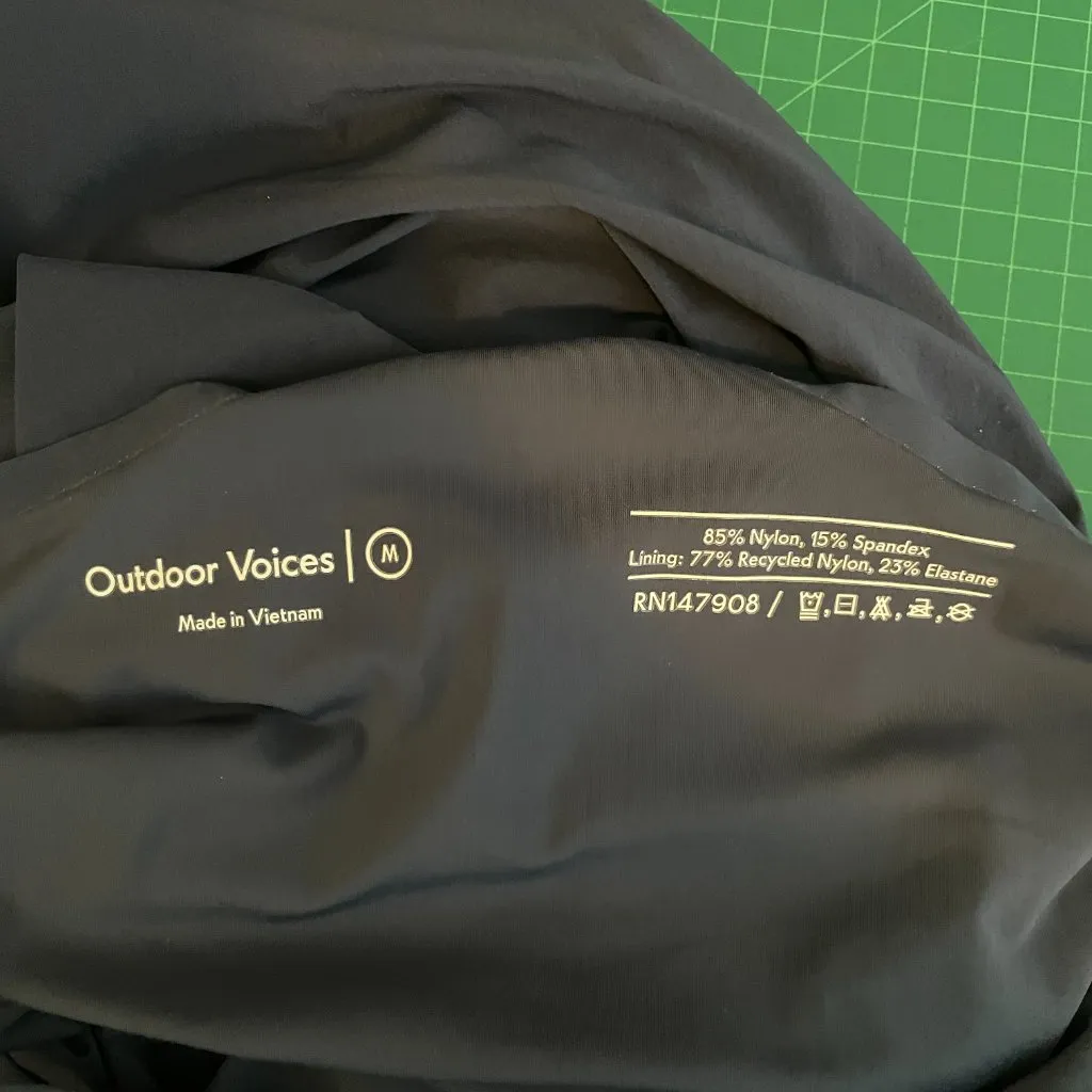 Outdoor Voices Women M Navy Blue The Exercise Dress Adjustable Lined Pockets - Image 9