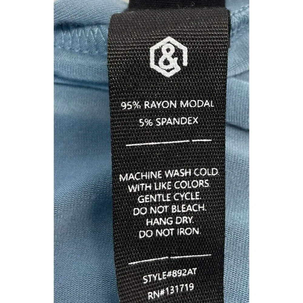 Agnes & Dora Womens XXXL 3X Blue button down tunic flowy Dress Modal pockets Size undefined - Image 6