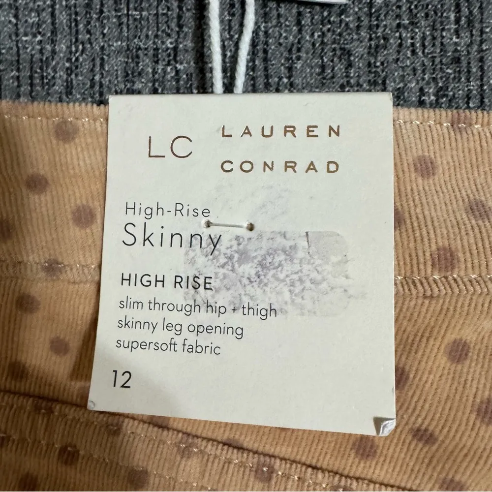 Lauren Conrad Corduroy Skinny High Rise Jeans - Image 9