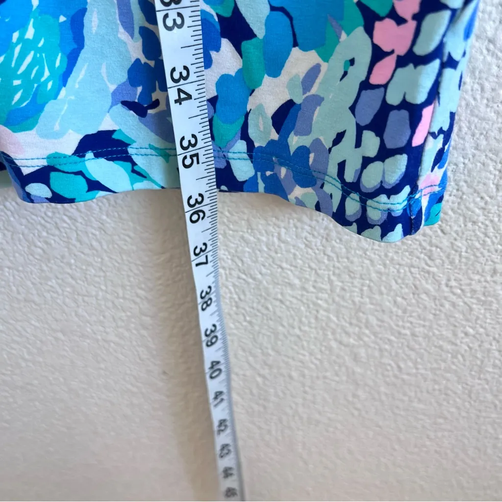 Lily Pulitzer Women's Ansley Polo Dress Turquoise Oasis Wave After Wave - Image 9