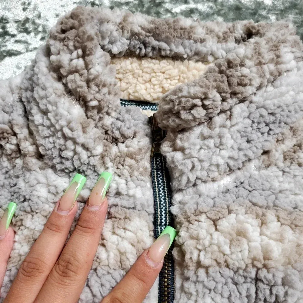 Cabin Fever by Ramatex Sherpa Pullover Brown - Image 3