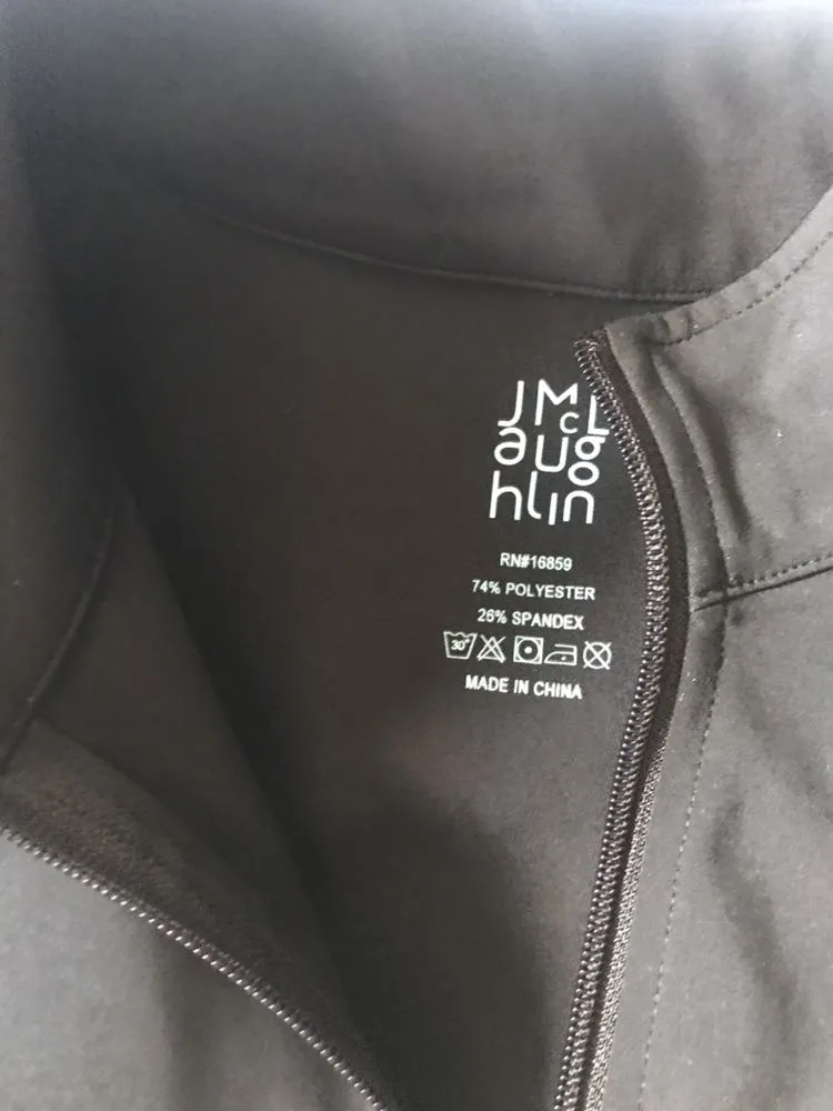 J. McLaughlin Black Zip Up Althletic Jacket - Image 5