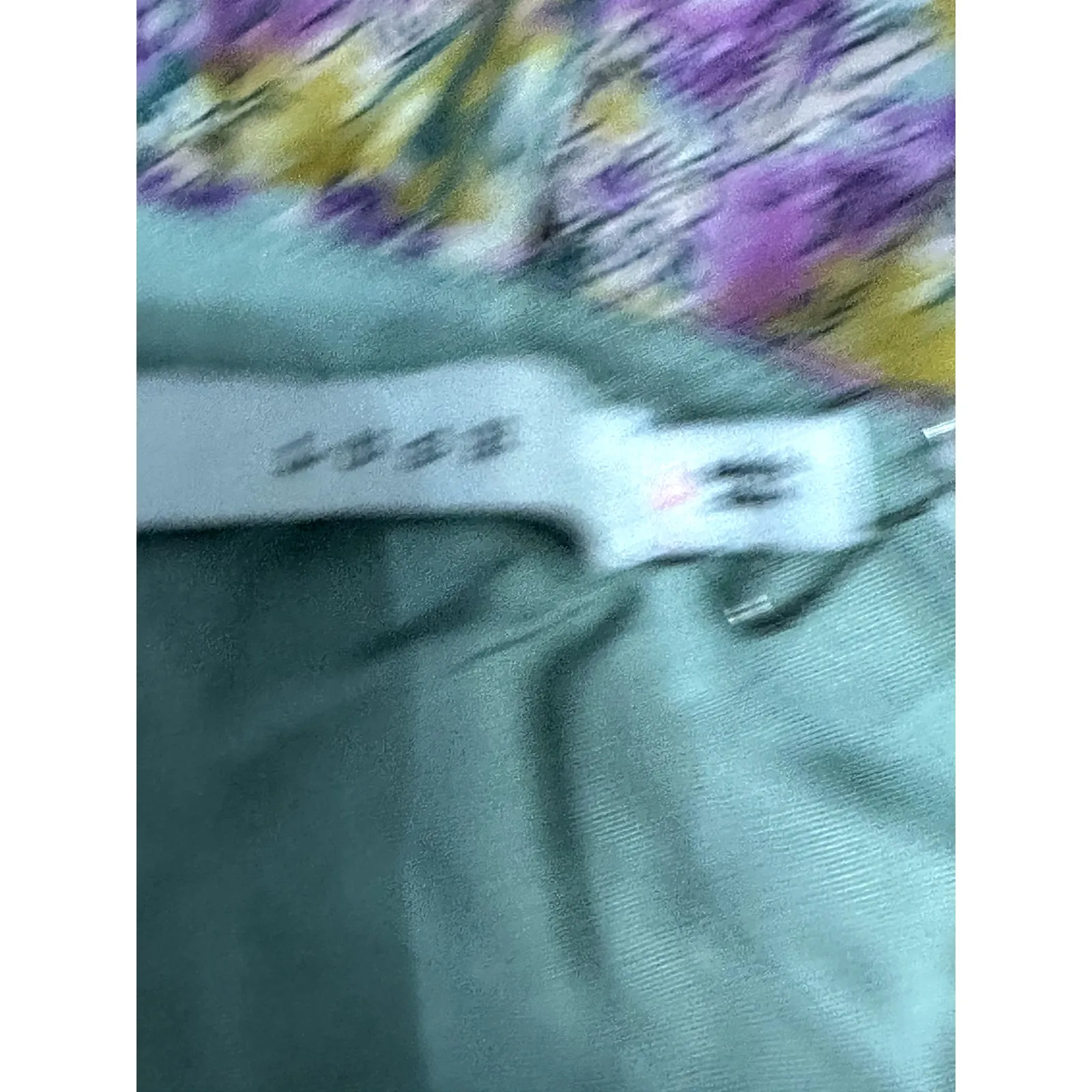 Lush Maxi Sundress Boho Tiered Ruffle Adjustable Straps Yellow/Lavender W L NWT - Image 10