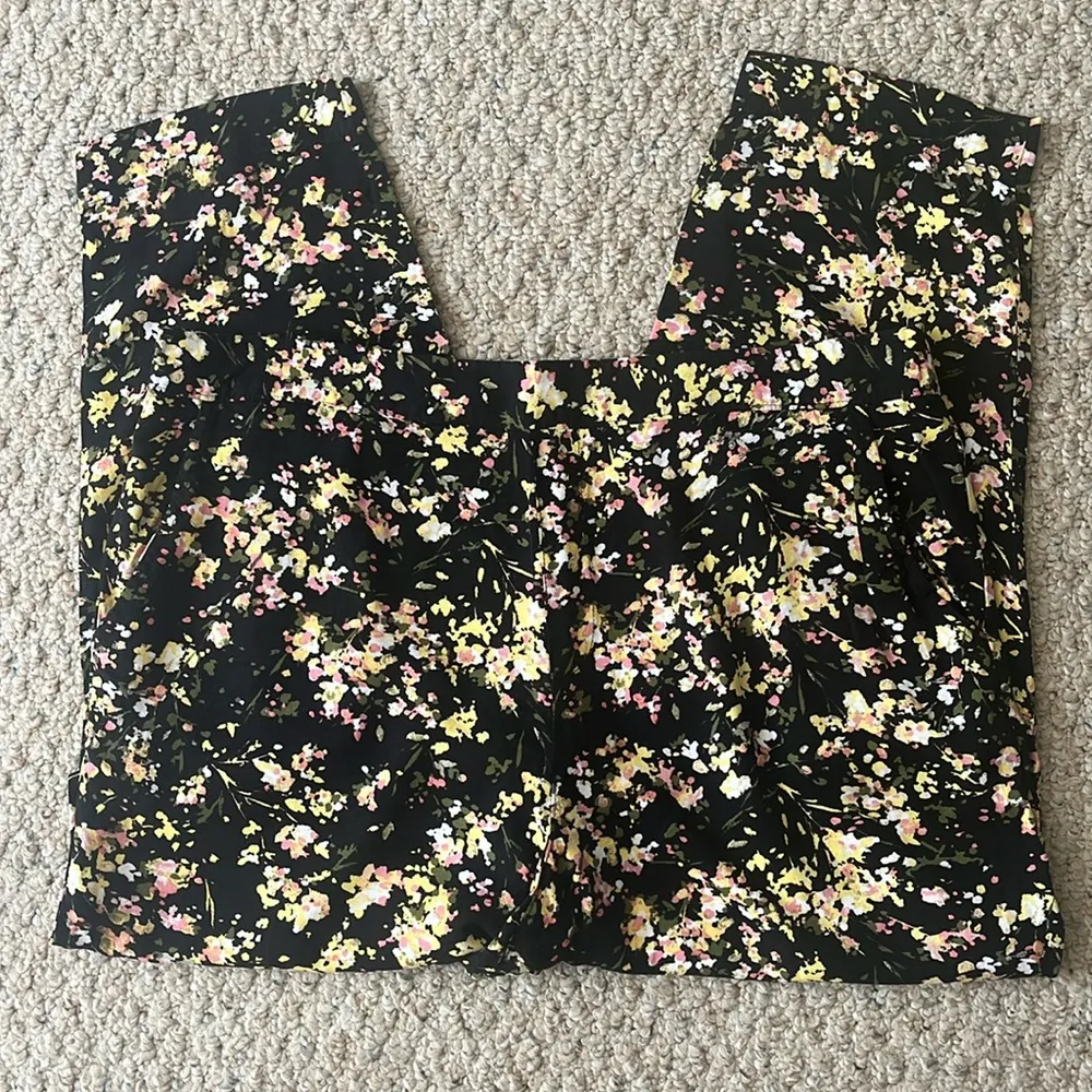 JESSICA SIMPSON Cameron Floral Pants Size XL - Image 9