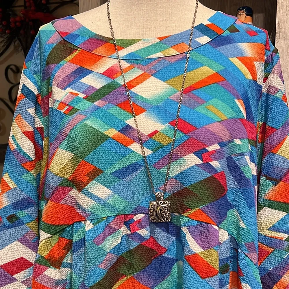 Loralette plus size funky town print Y2K - Image 3