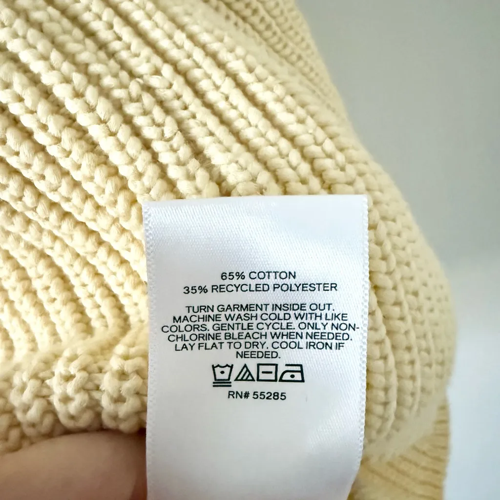 Express Knit Cotton Blend Tank in Light Yellow Size M - Image 4