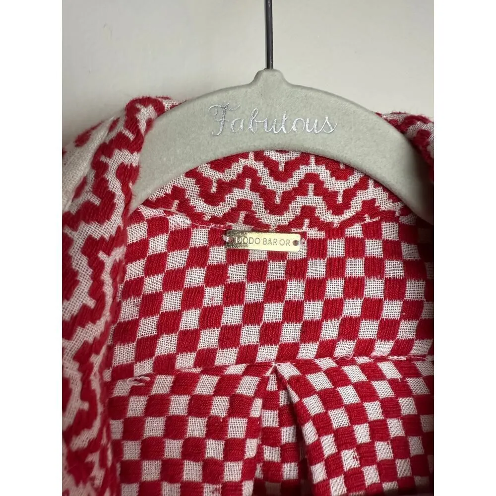 Dodo Bar Or Mandy Red Mini Dress Sz. M Red Size M - Image 6