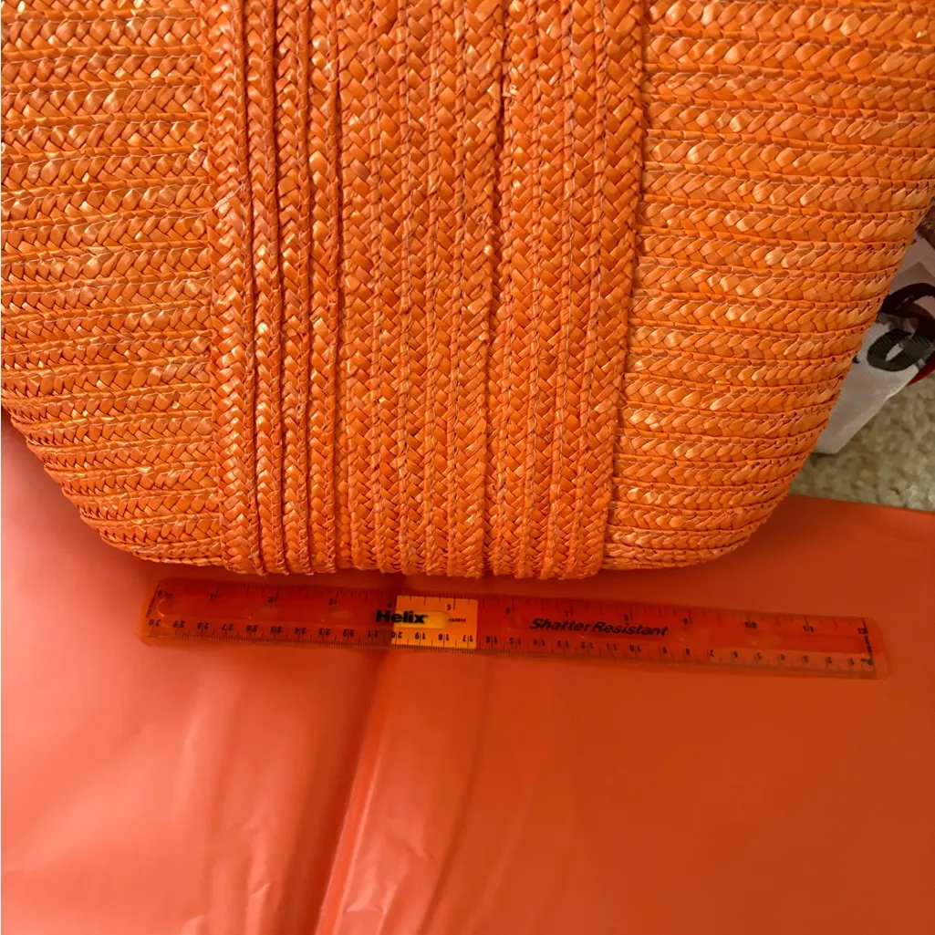 Summer Orange Palm Bag New - Image 6