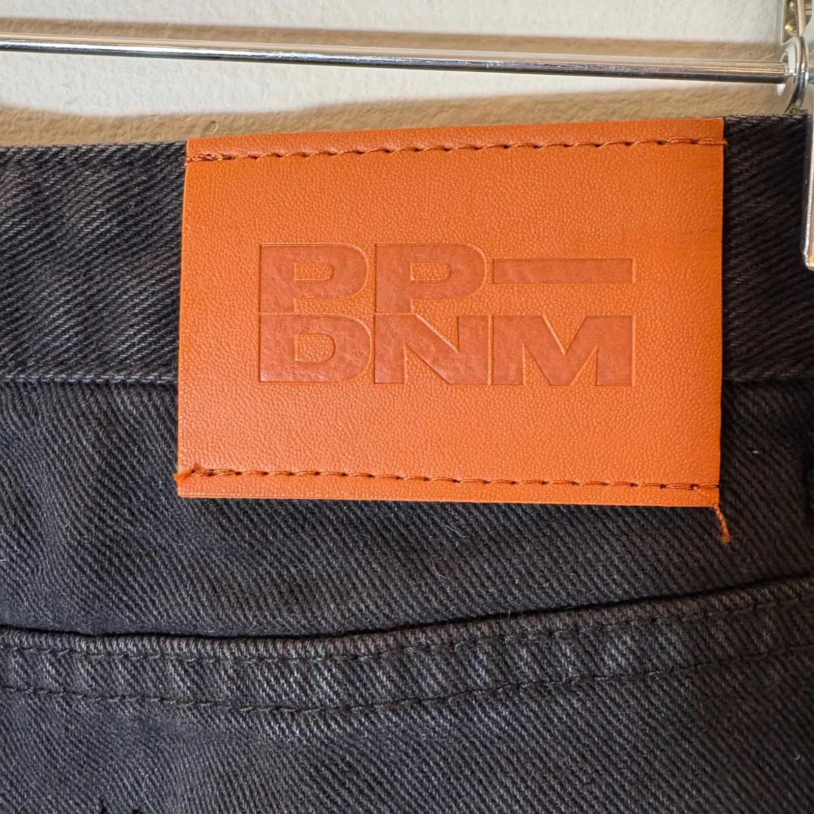 Princess Polly Black Denim Cut Off Distressed High Waisted Shorts Size 6 - Image 5