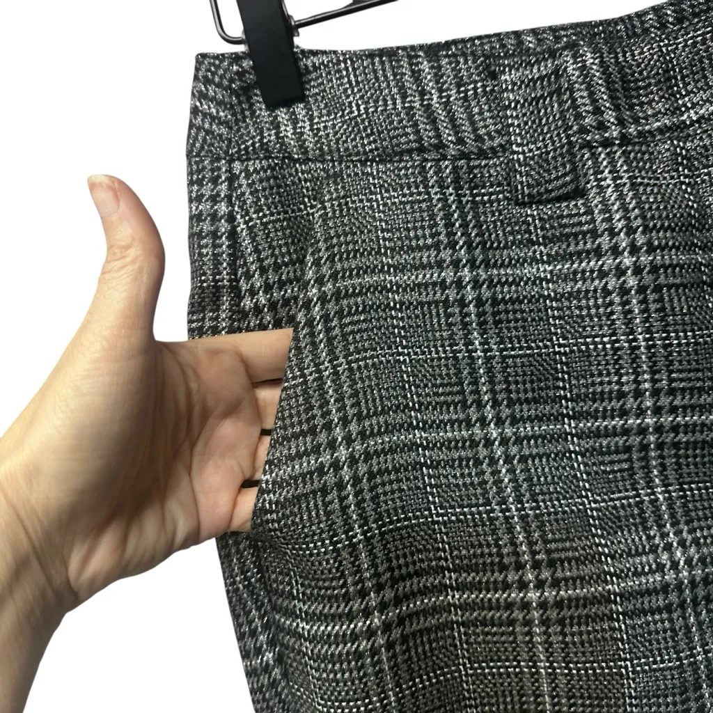 Worthington Black and Gray Tweed Sparkle Trouser Size 6 - Image 6