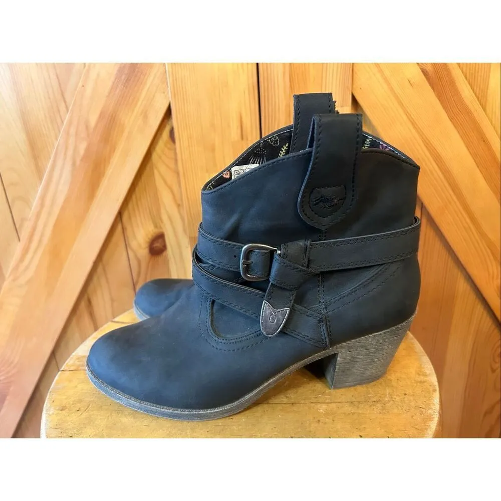 Rocket Dog Satire Casual Smart Buckle Ankle Boots Black Size 9.5 - Image 3