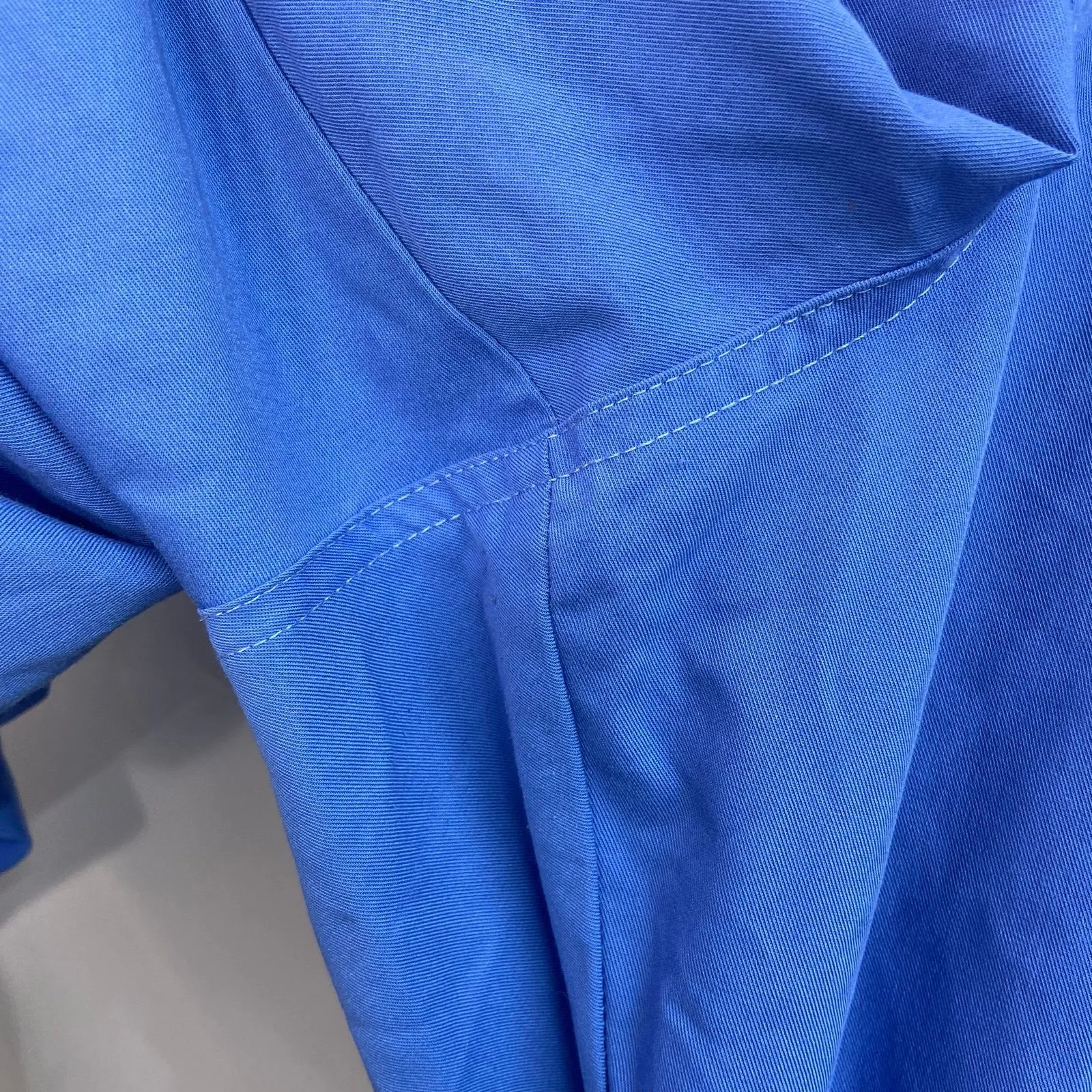 Med Couture women's blue insight jogger pocket drawstring scrub bottoms pants Size 2X - Image 3