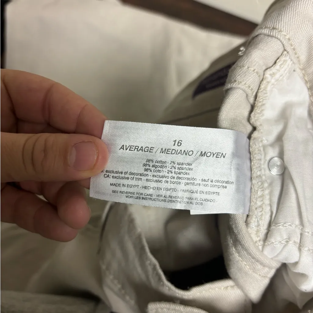 Gloria Vanderbilt Amanda Bootcut Pants Size 16 NWT Beige Neutral - Image 5