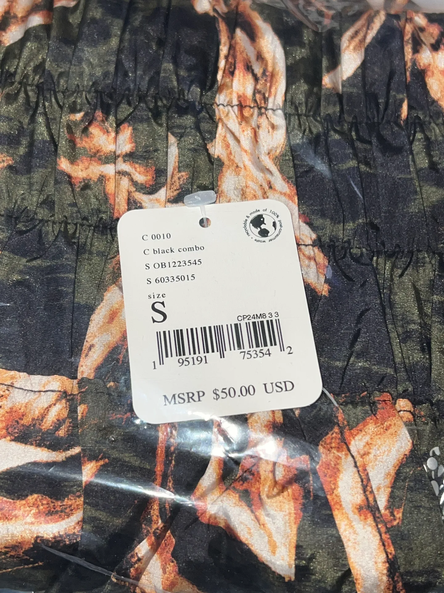 Small FP Movement Printed Way Home Shorts BNWTS - Image 5