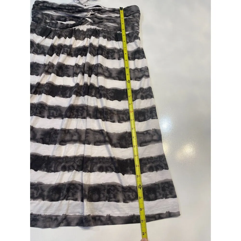 Nicole Miller Black White Dress / Swim Cover Up NWT Size L Women's - Image 7