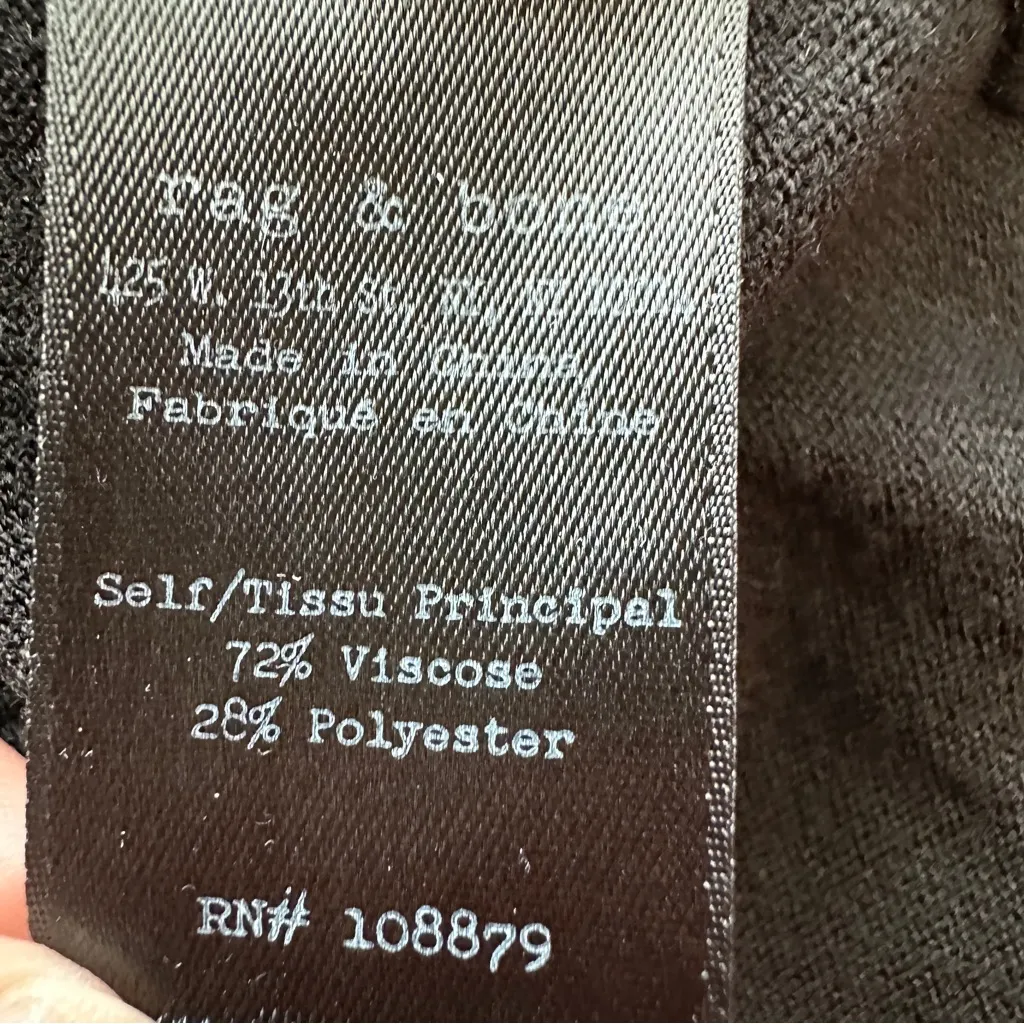 Rag & Bone Long Sleeve Knee Length Textured Knit sweater Dress M - Image 4