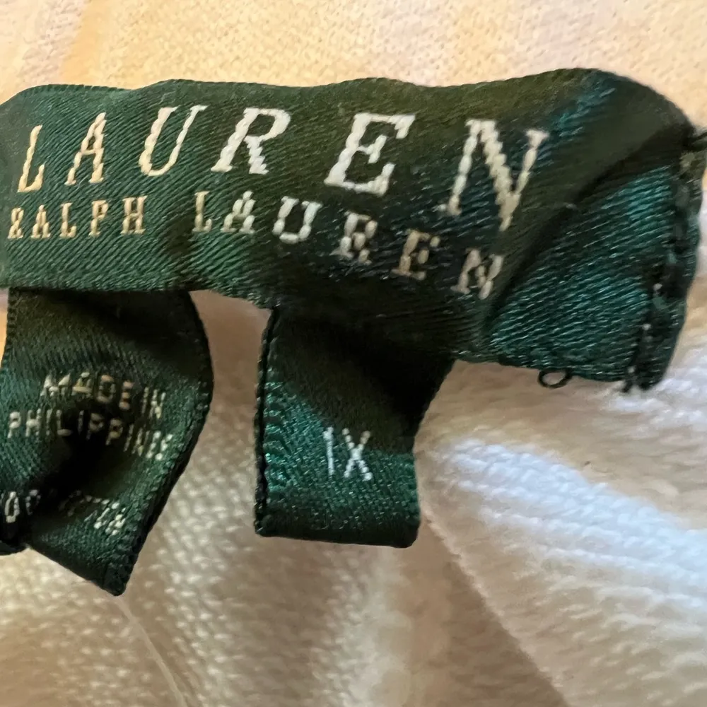 Lauren Ralph Lauren White Sweatpants Lounge Pants Vintage Acapulco NWT 1X - Image 3