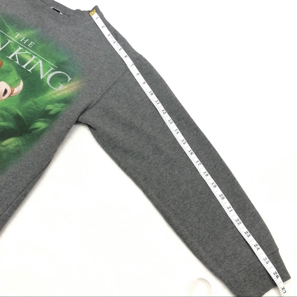 The Lion King Sweatshirt Pullover Crewneck Gray size Medium - Image 9