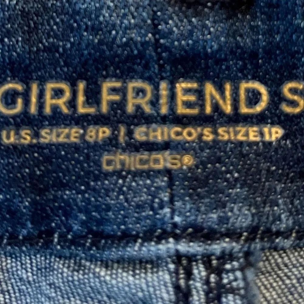 Chicos Jeans So Slimming Girlfriend Slim Ankle High Rise Size 1P - Women's 8P - Image 7