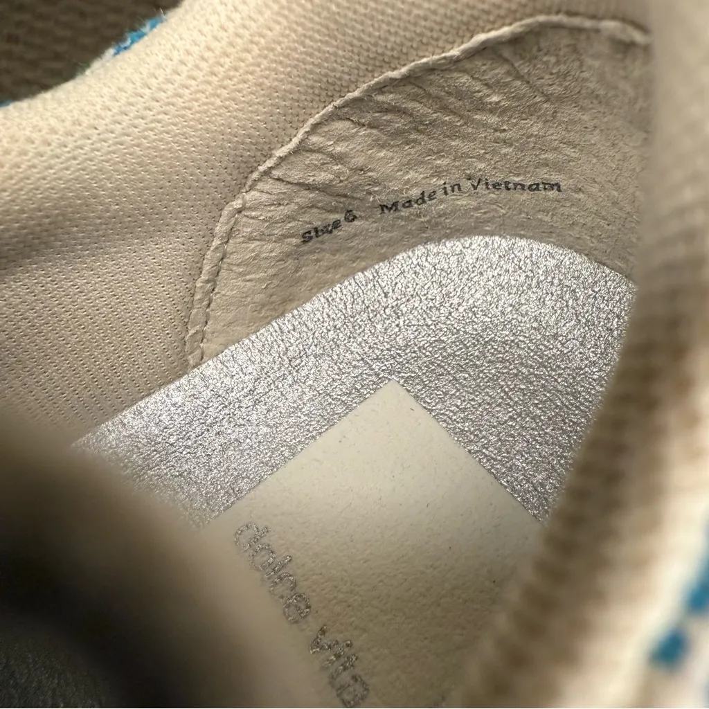 New Dolce Vita Dolen Sneakers in Confetti Woven Women’s Size 6 Colorful Sneakers Blue - Image 8