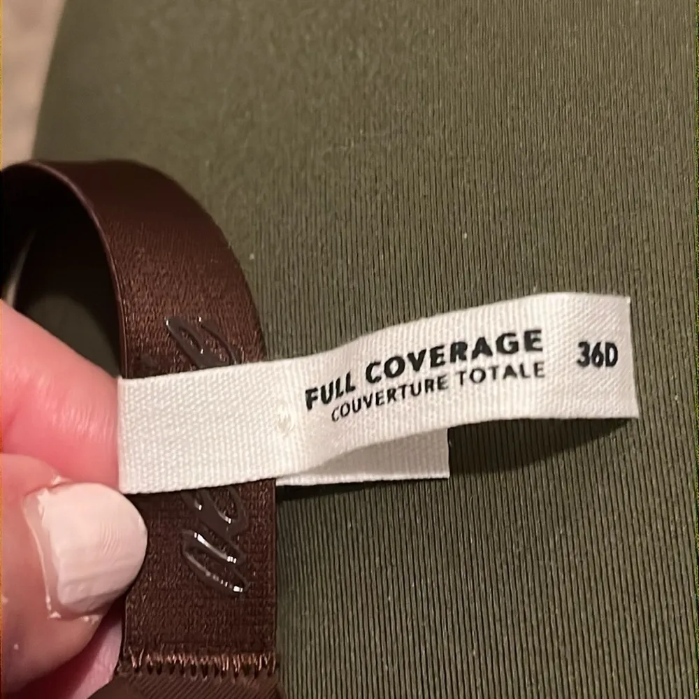 Smoothez By Aerie Brown Balconette Mesh Underwire Unlined Bra full coverage - Image 6