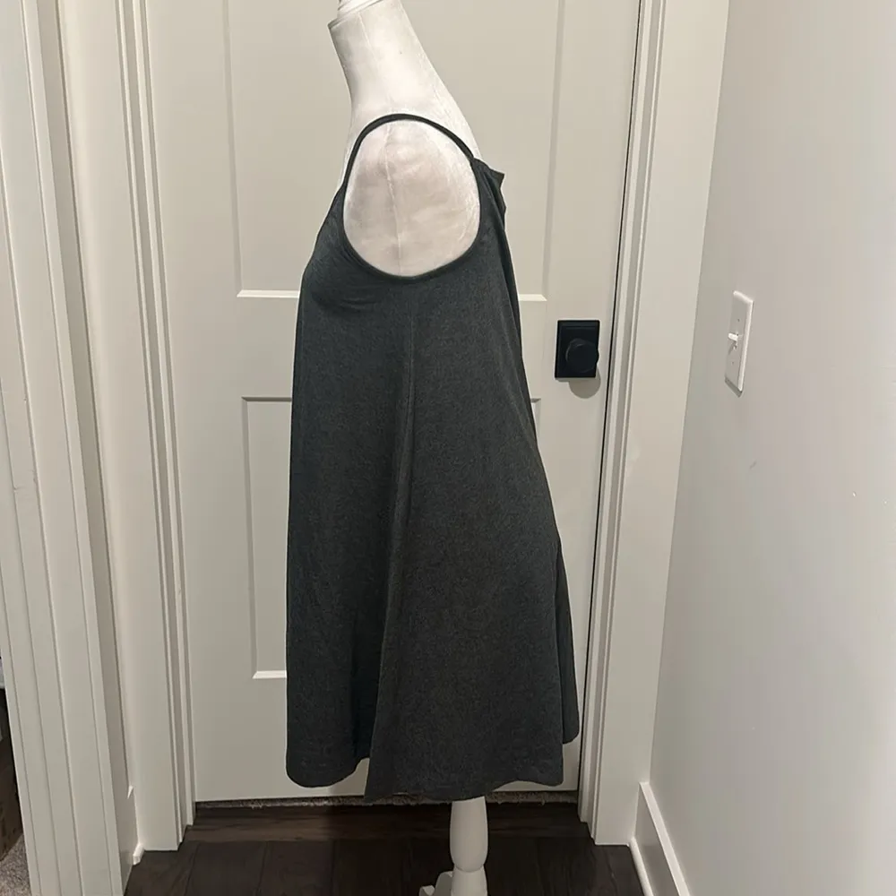 NWT Lou&Grey Petite Charcoal Gray Tank Dress Sz MP - Image 3