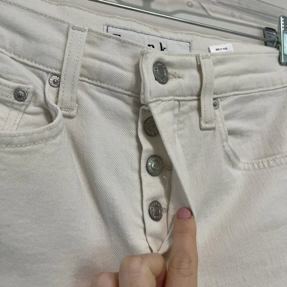 Frank & Eileen‎ Cork Everyday Straight Leg White Jeans Size 26 - Image 5